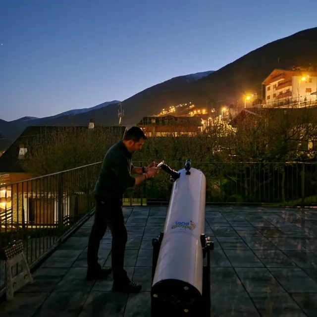 Osservazione delle stelle in montagna
