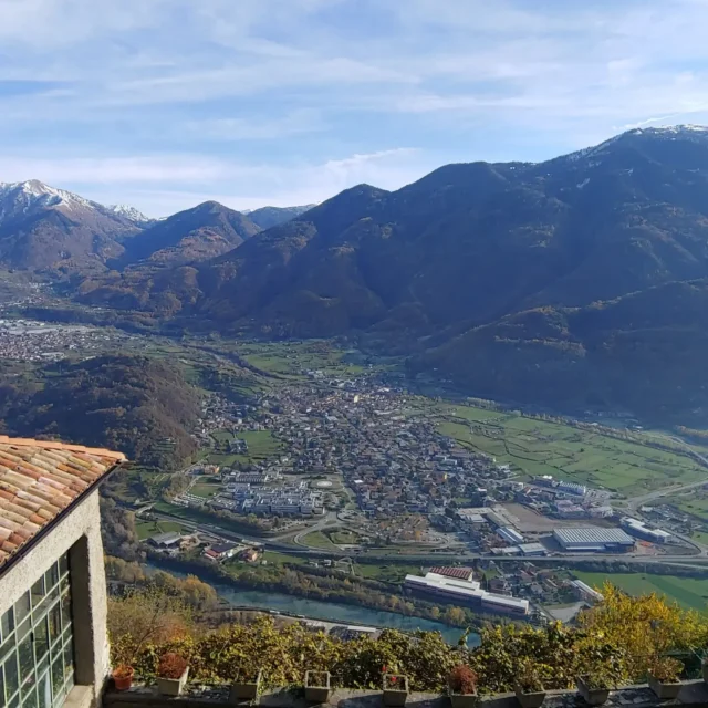 Sentiero alpino verso il Santuario Annunciata
