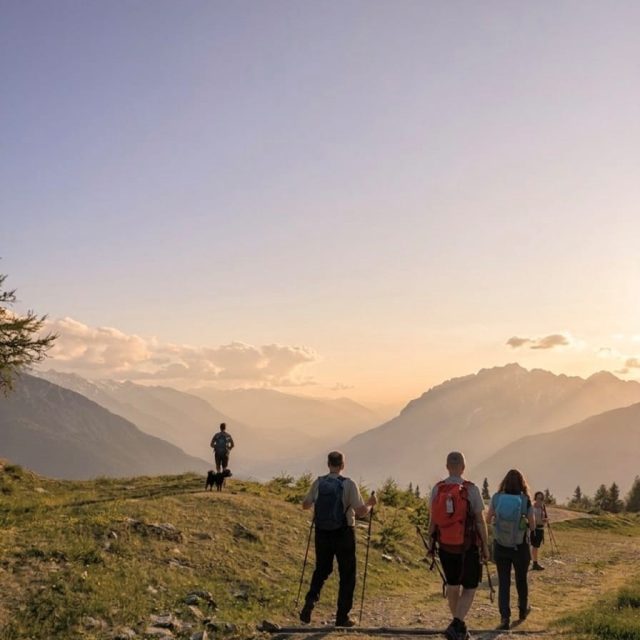 passeggiata tramonto